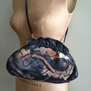 Vintage 80’s Italian Appliquéd Purse